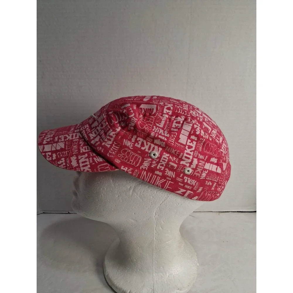 Nike Toddler Just Do It Pink All Over‎ Logo Baseball Cap Hat
